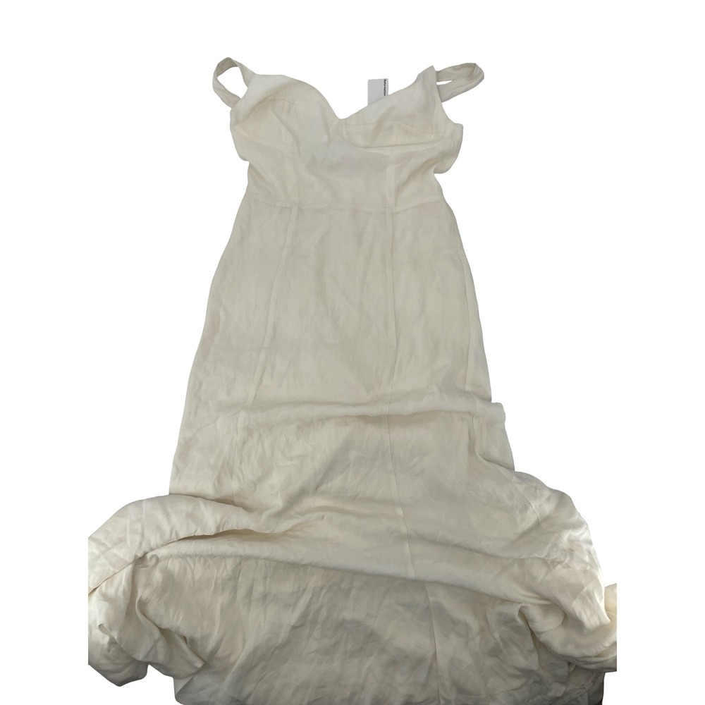 Reformation Dress Butterfly Size 12 Ivory NWT